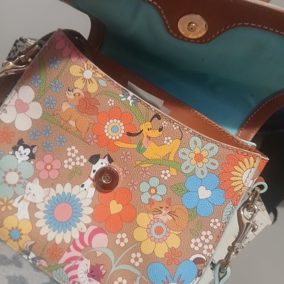 Dooney & Bourke Multicolor Floral Crossbody Bag - Picture 3 of 4